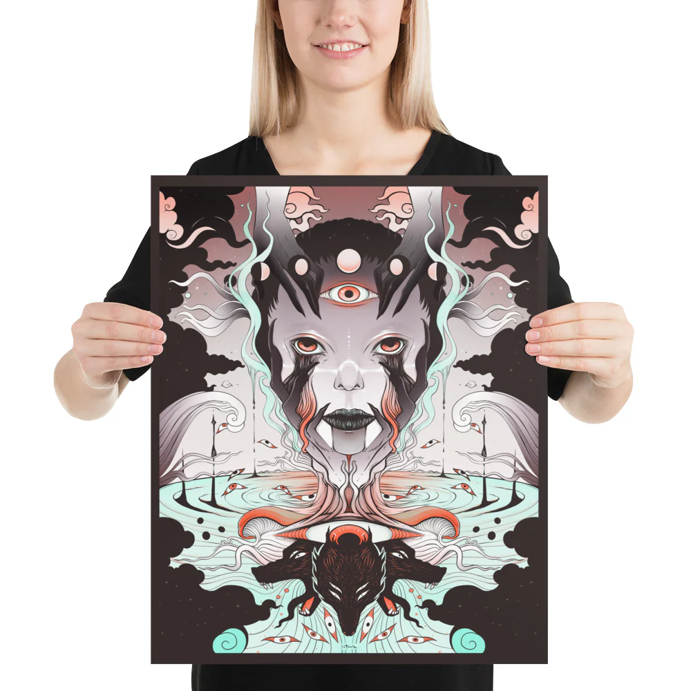 Witch, Matte Art Print Poster - Image 4