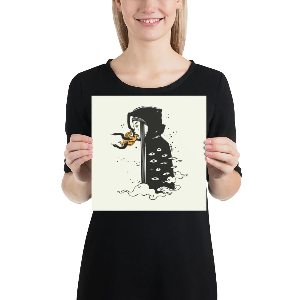 Witch, Matte Art Print Poster - Image 3
