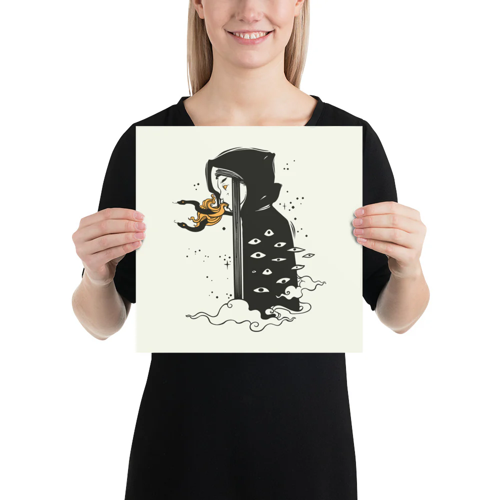 Witch, Matte Art Print Poster - Image 4