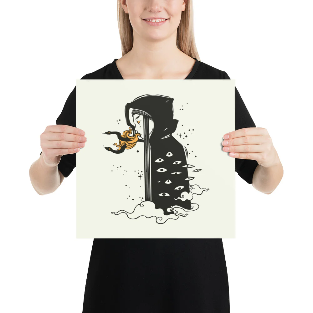 Witch, Matte Art Print Poster - Image 5