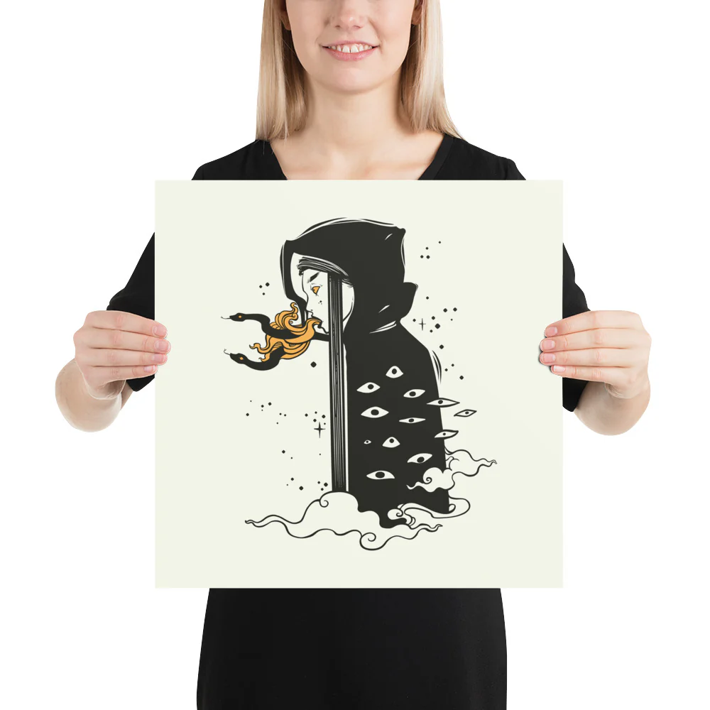 Witch, Matte Art Print Poster - Image 6