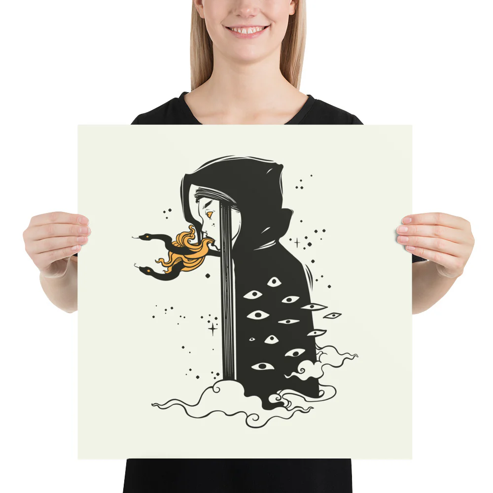 Witch, Matte Art Print Poster - Image 7