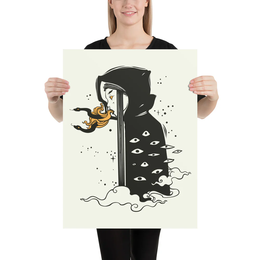 Witch, Matte Art Print Poster - Image 8