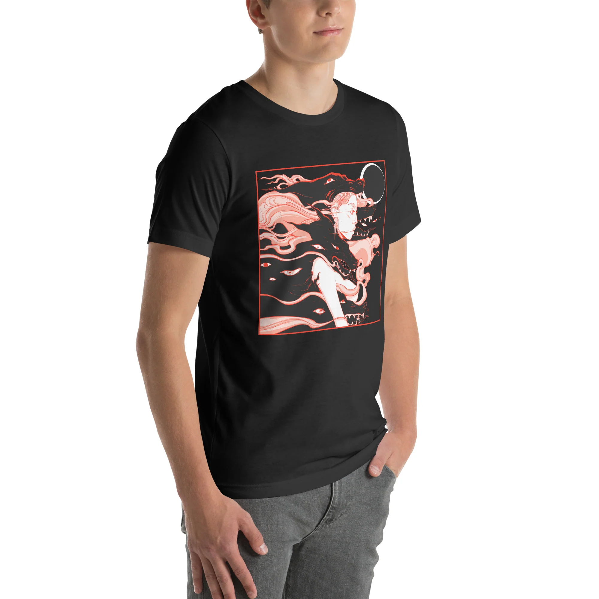Witch & Wolves, Unisex T-Shirt - Image 5