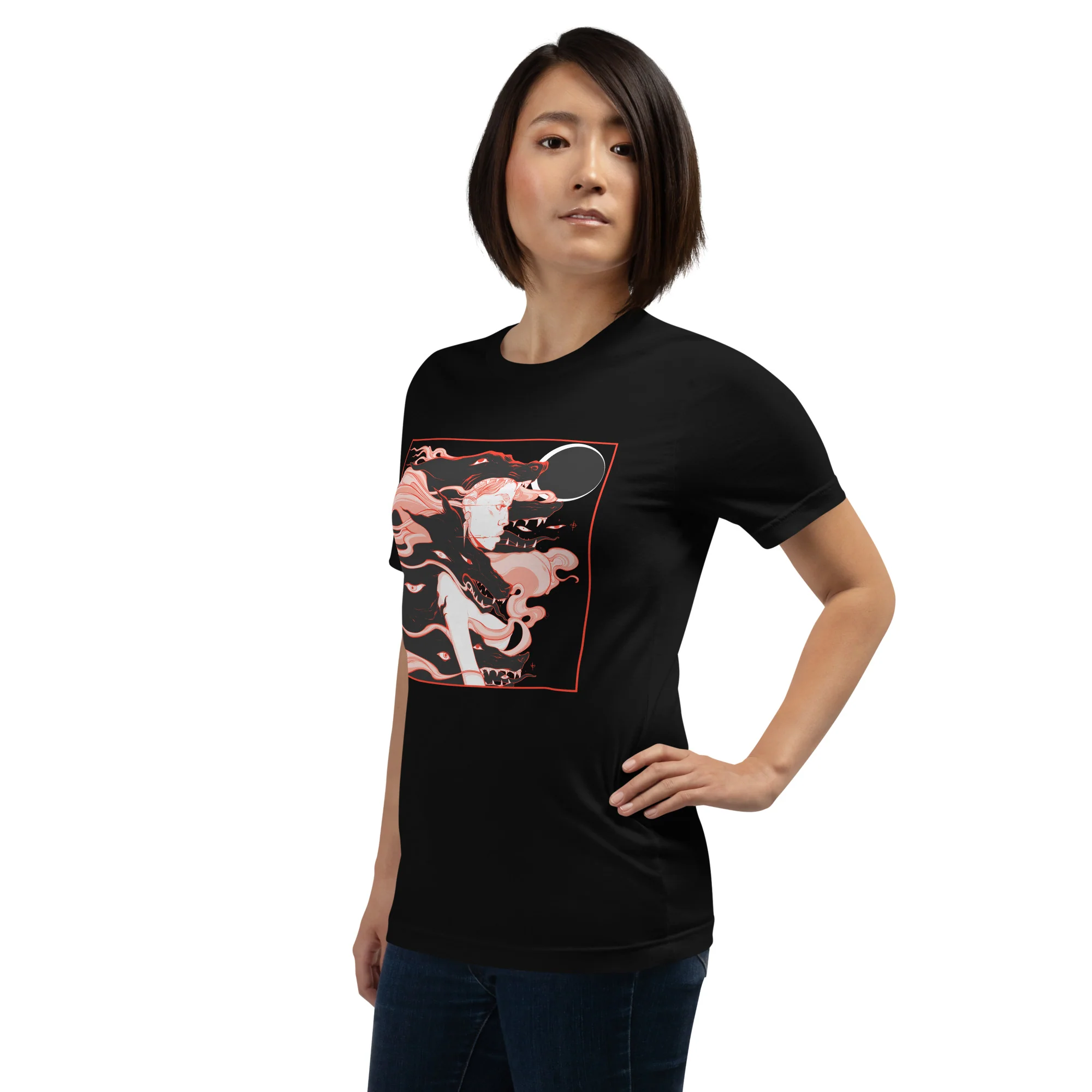 Witch & Wolves, Unisex T-Shirt - Image 6