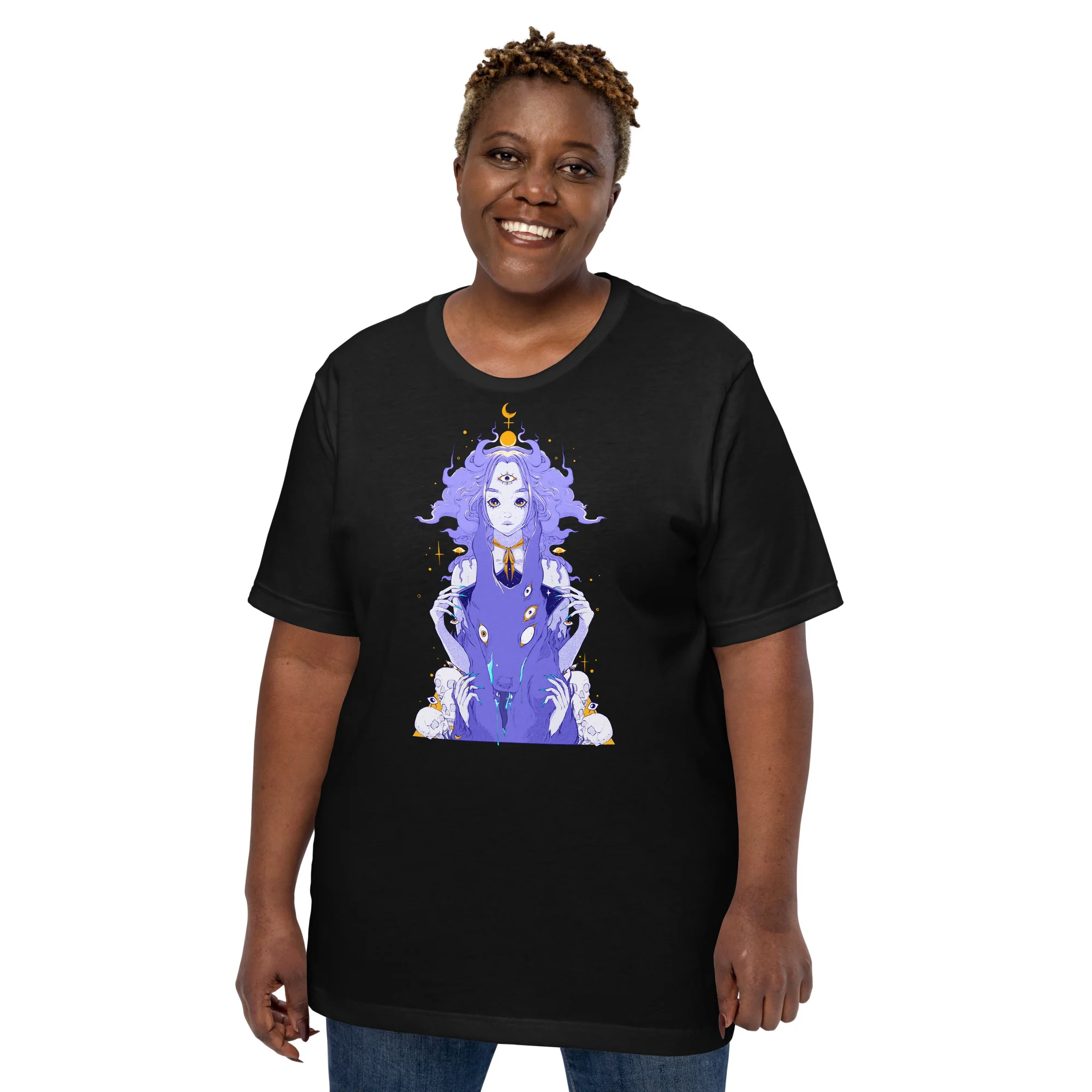 Witchy Wolf, Unisex T-Shirt - Image 3
