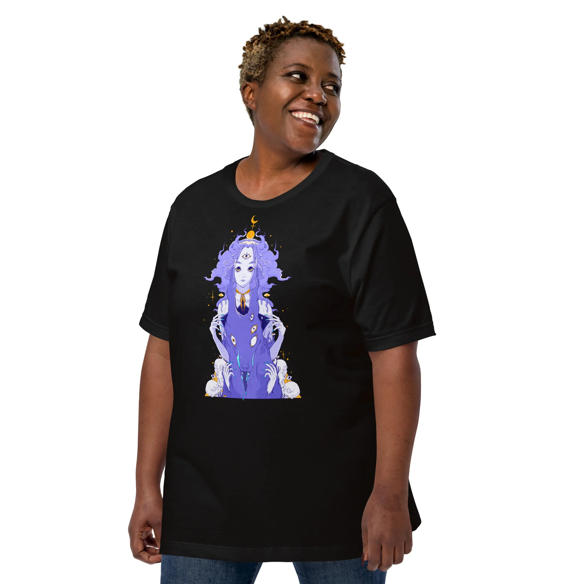Witchy Wolf, Unisex T-Shirt - Image 6