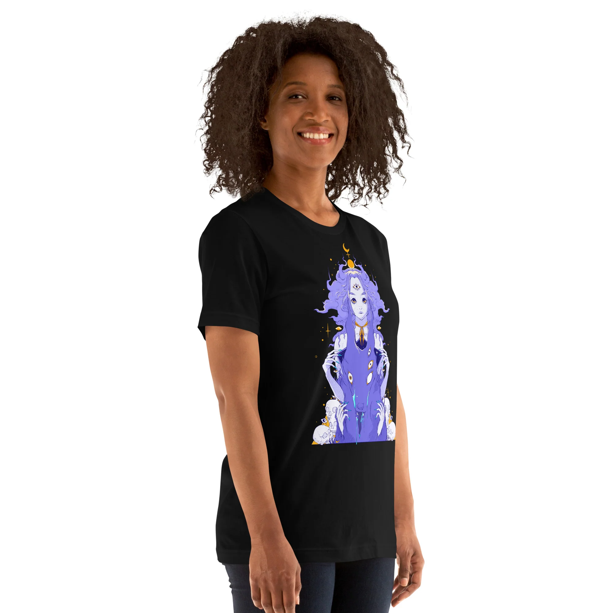 Witchy Wolf, Unisex T-Shirt - Image 7