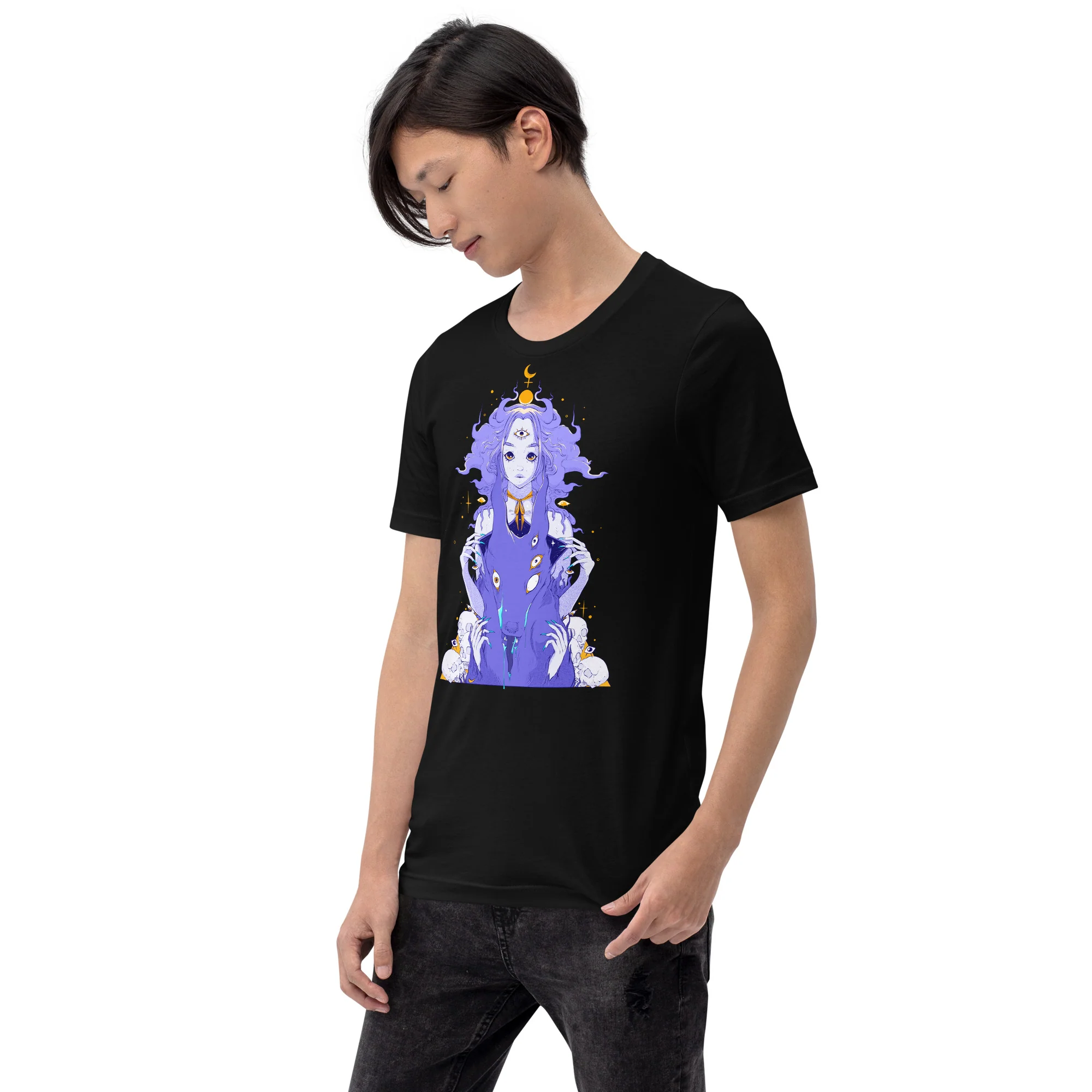Witchy Wolf, Unisex T-Shirt - Image 8