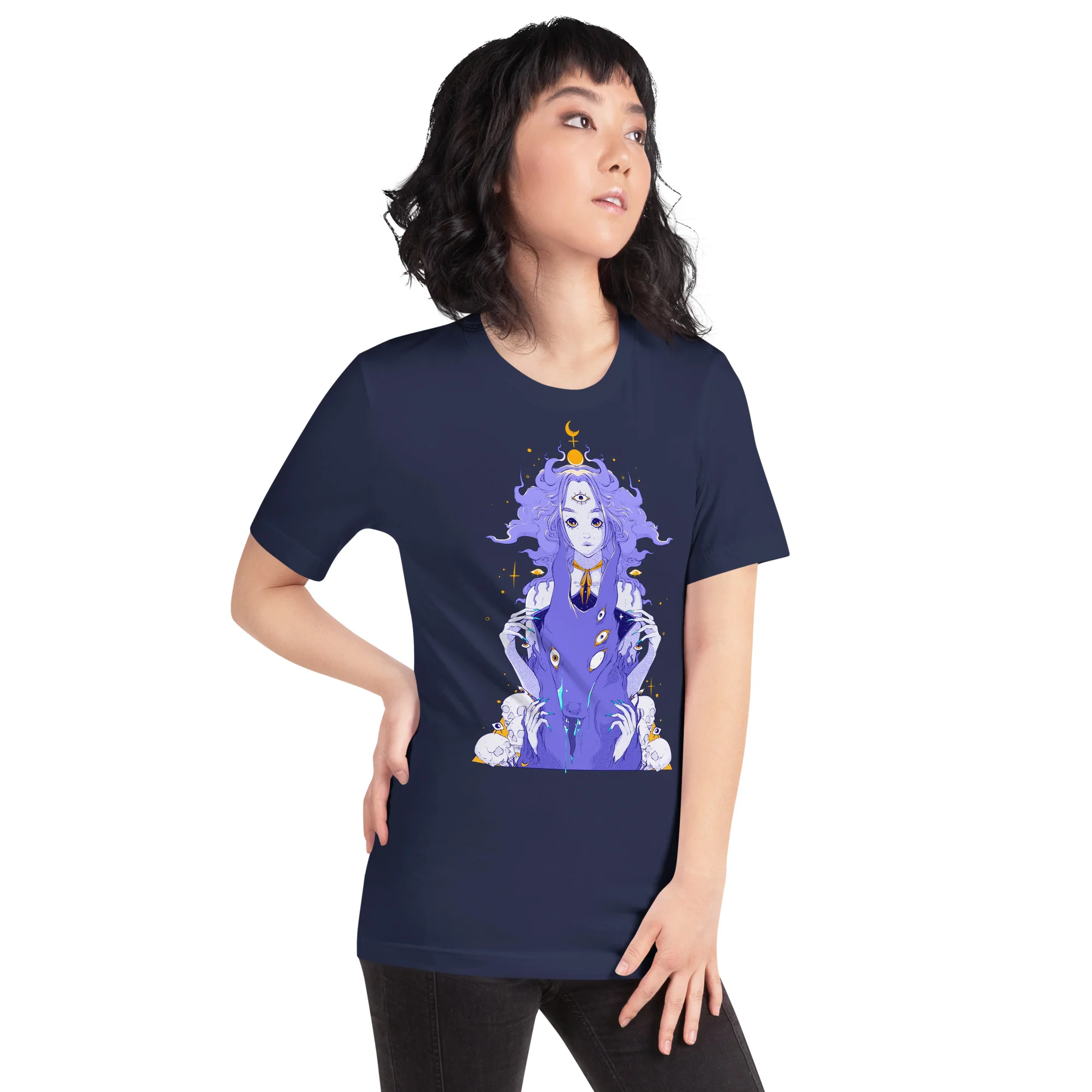 Witchy Wolf, Unisex T-Shirt - Image 3