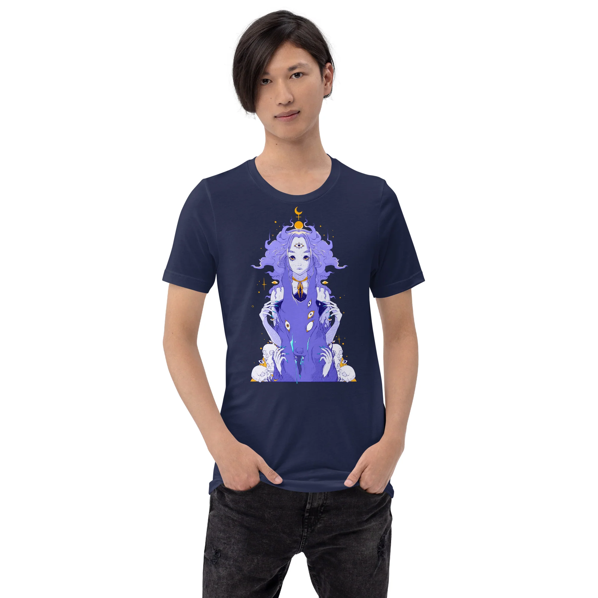 Witchy Wolf, Unisex T-Shirt - Image 4