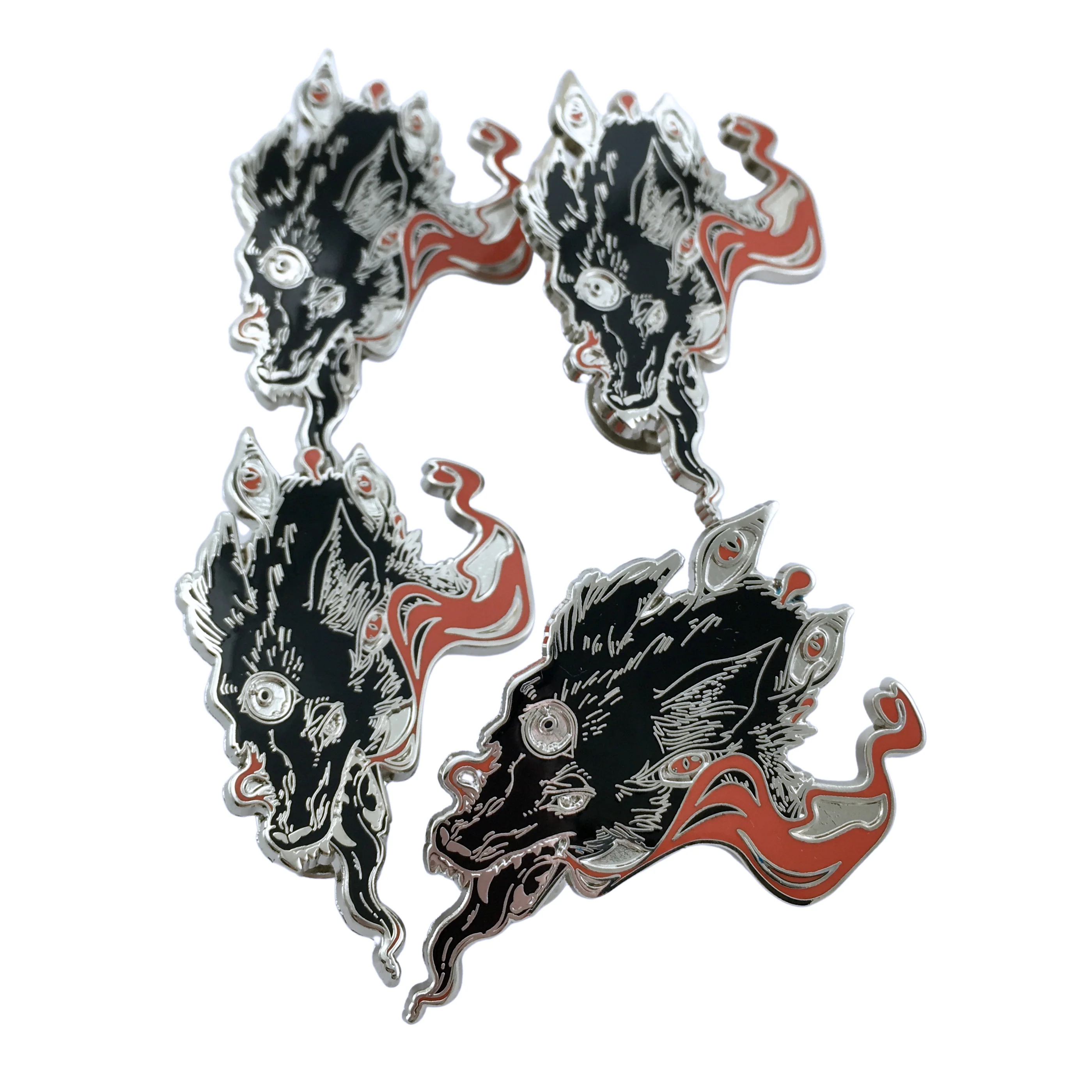Wolf, Enamel Pin - Image 3