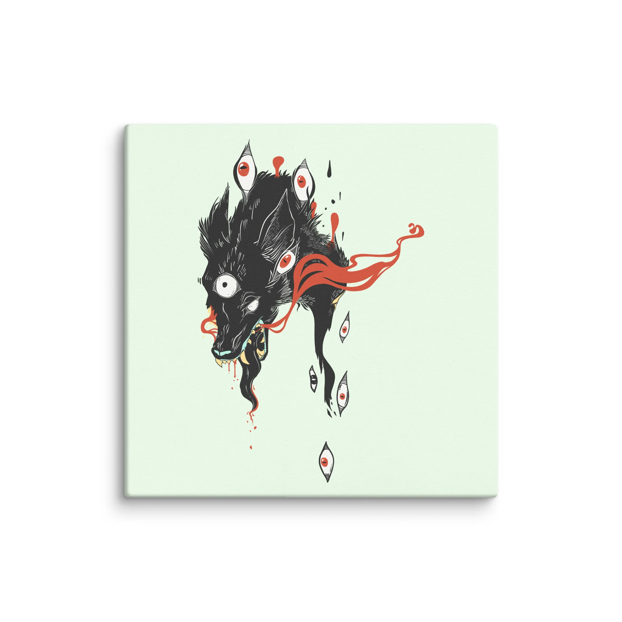 Wolf & Eyes, Canvas Print - Image 6