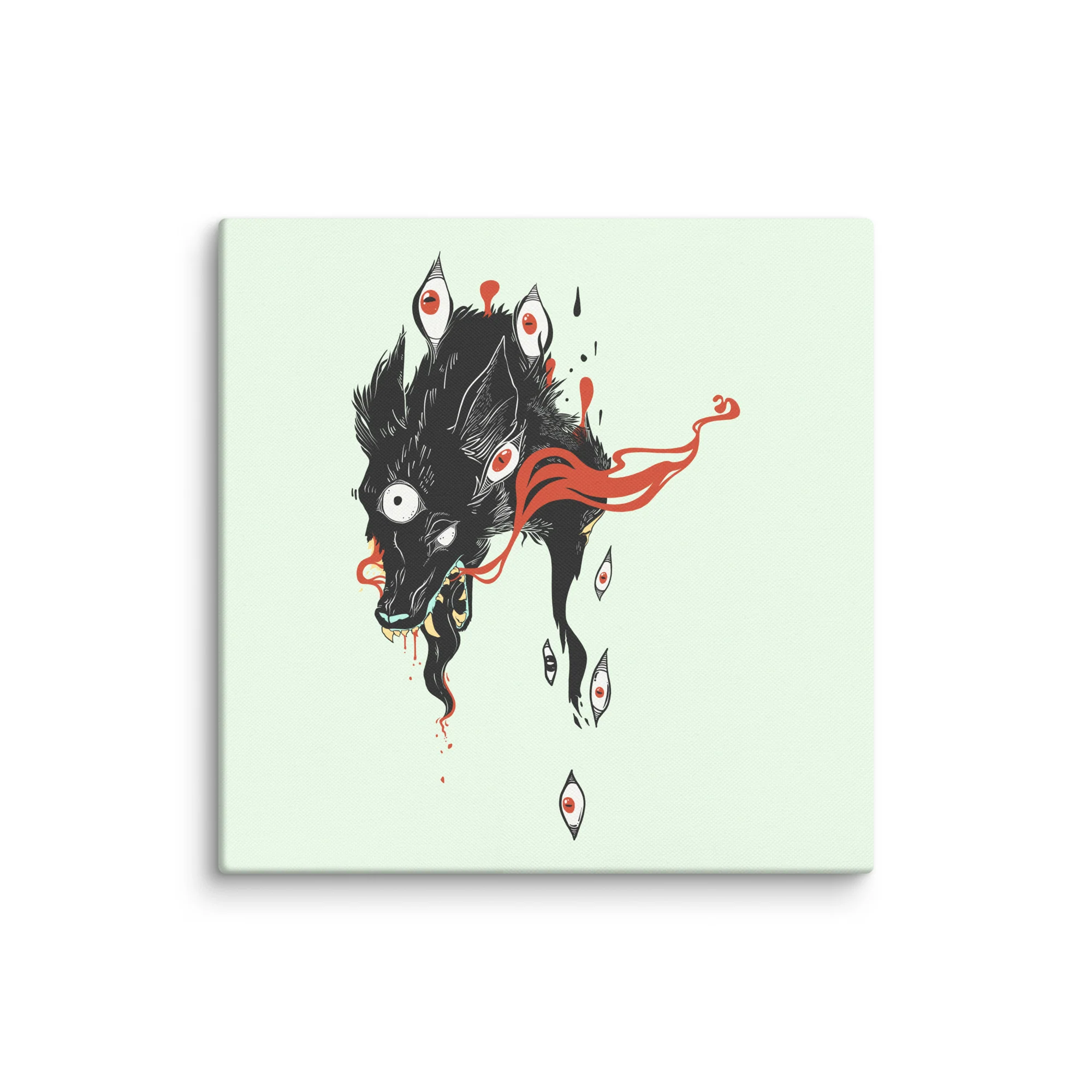 Wolf & Eyes, Canvas Print - Image 7