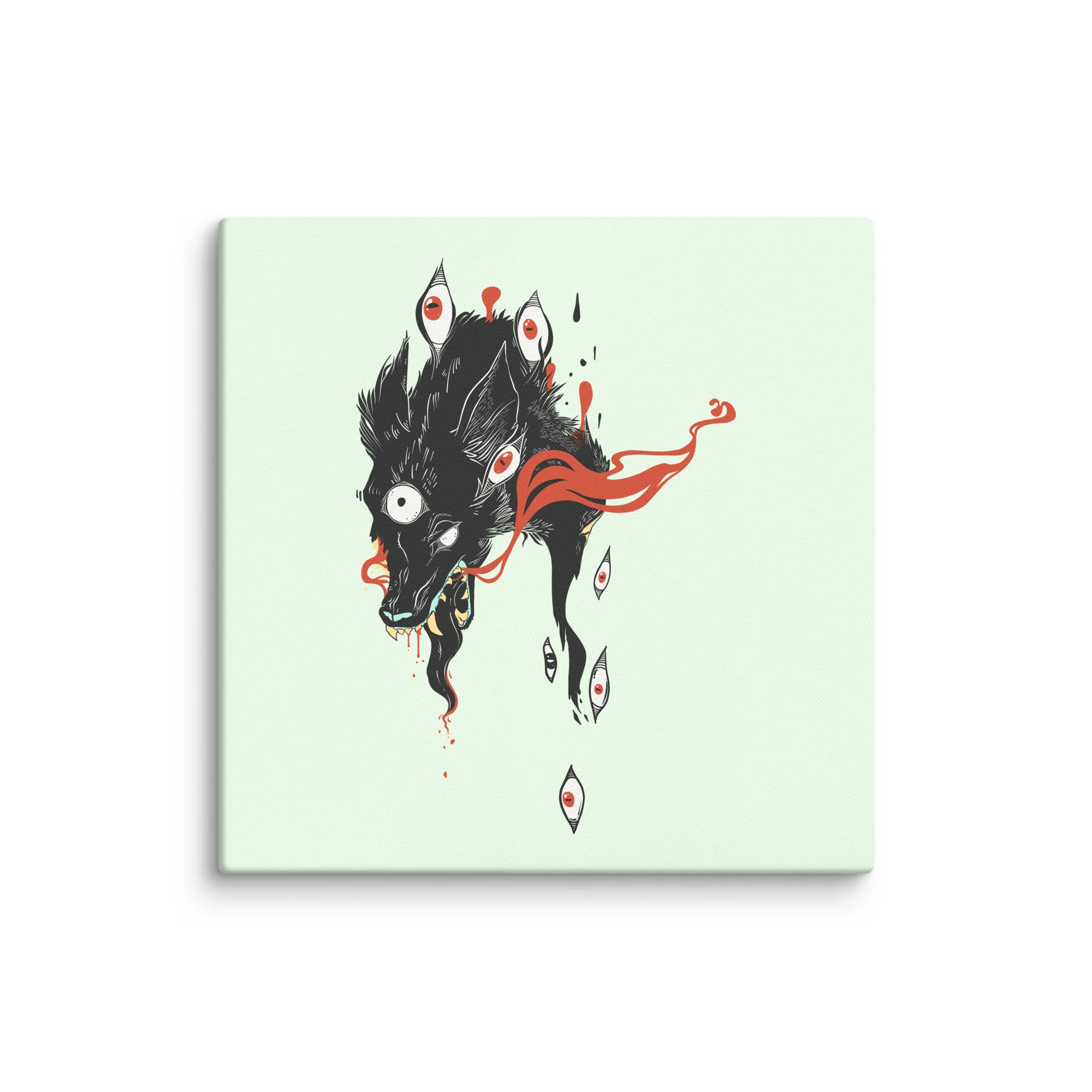 Wolf & Eyes, Canvas Print - Image 8