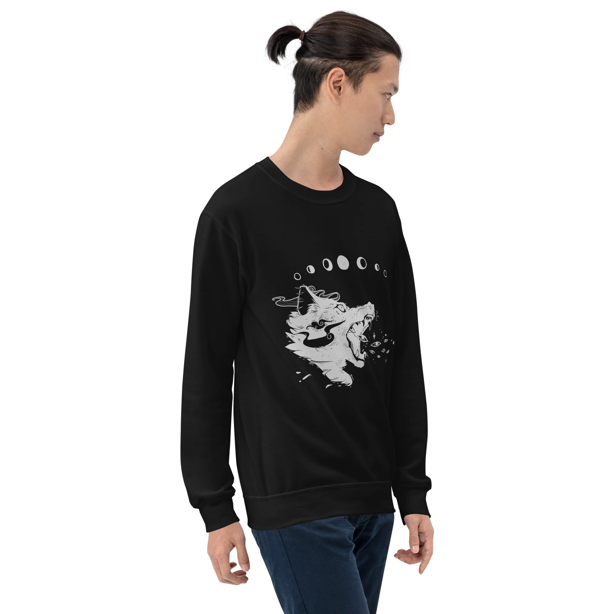 Wolf Howl, Unisex Sweatshirt - Image 4