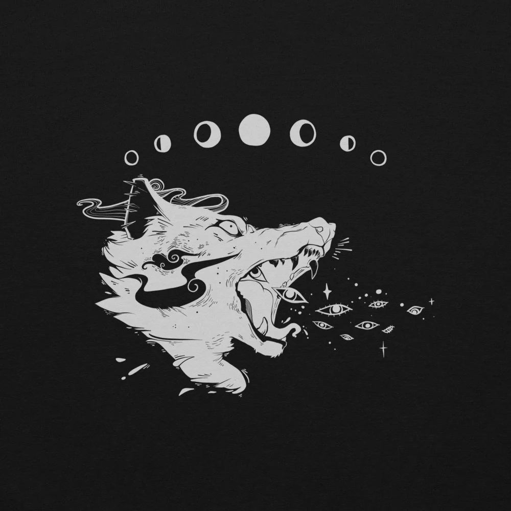 Wolf Howl, Unisex Sweatshirt - Image 5