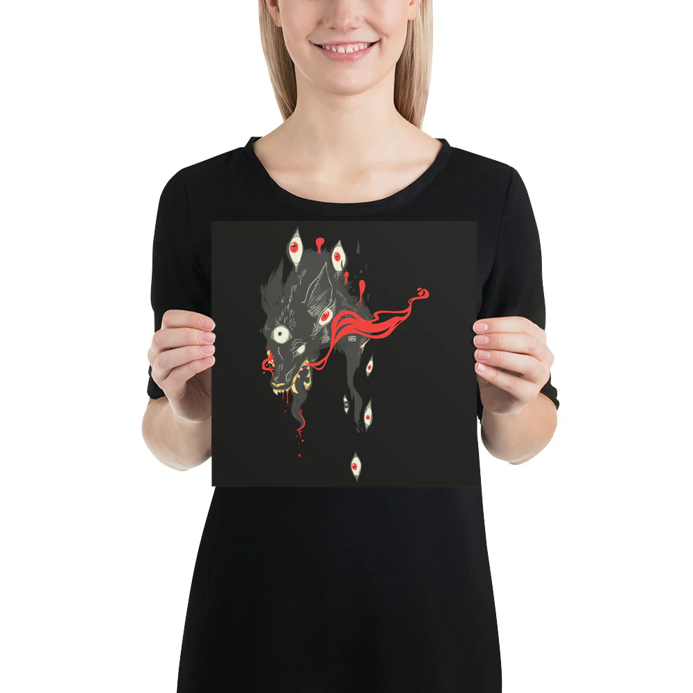 Wolf, Matte Art Print Poster - Image 3