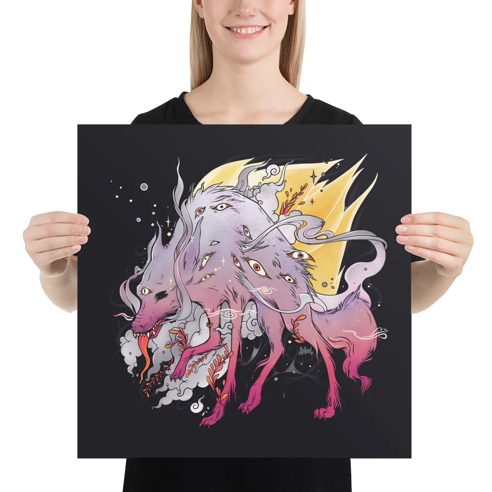 Wolf, Matte Art Print Poster - Image 6