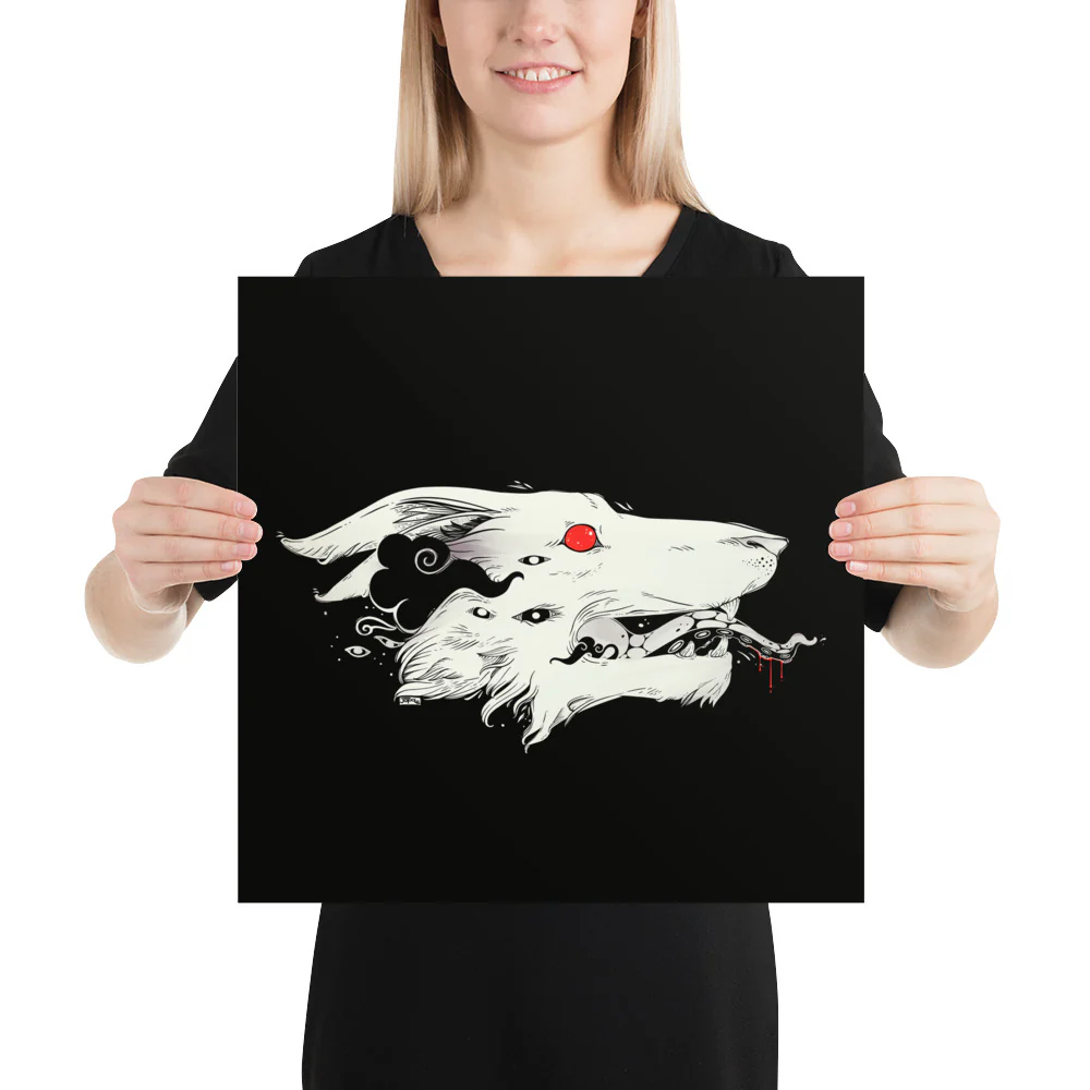 Wolf, Matte Art Print Poster - Image 5