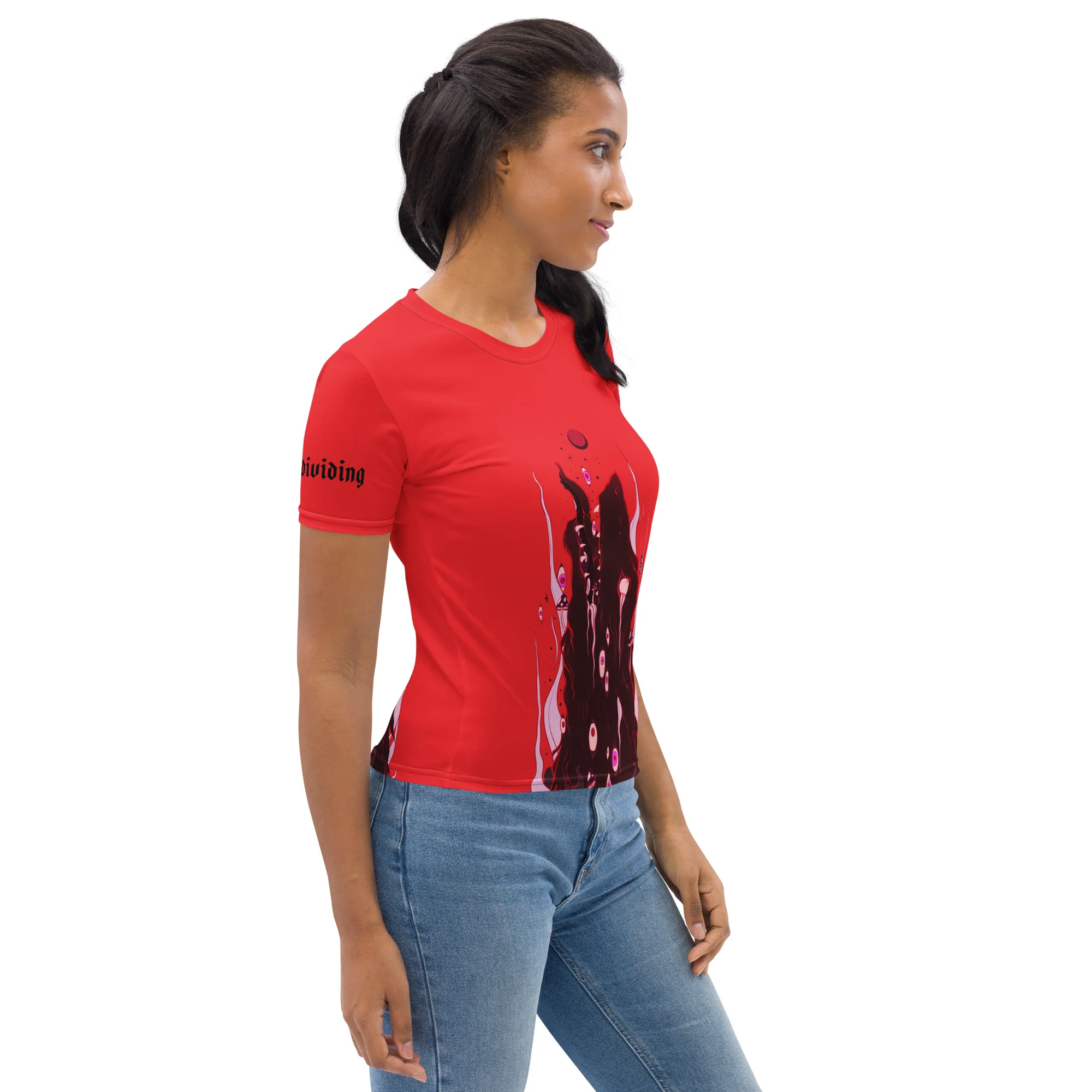 Wolf Rising, Women's Sublimation T-Shirt - Image 3