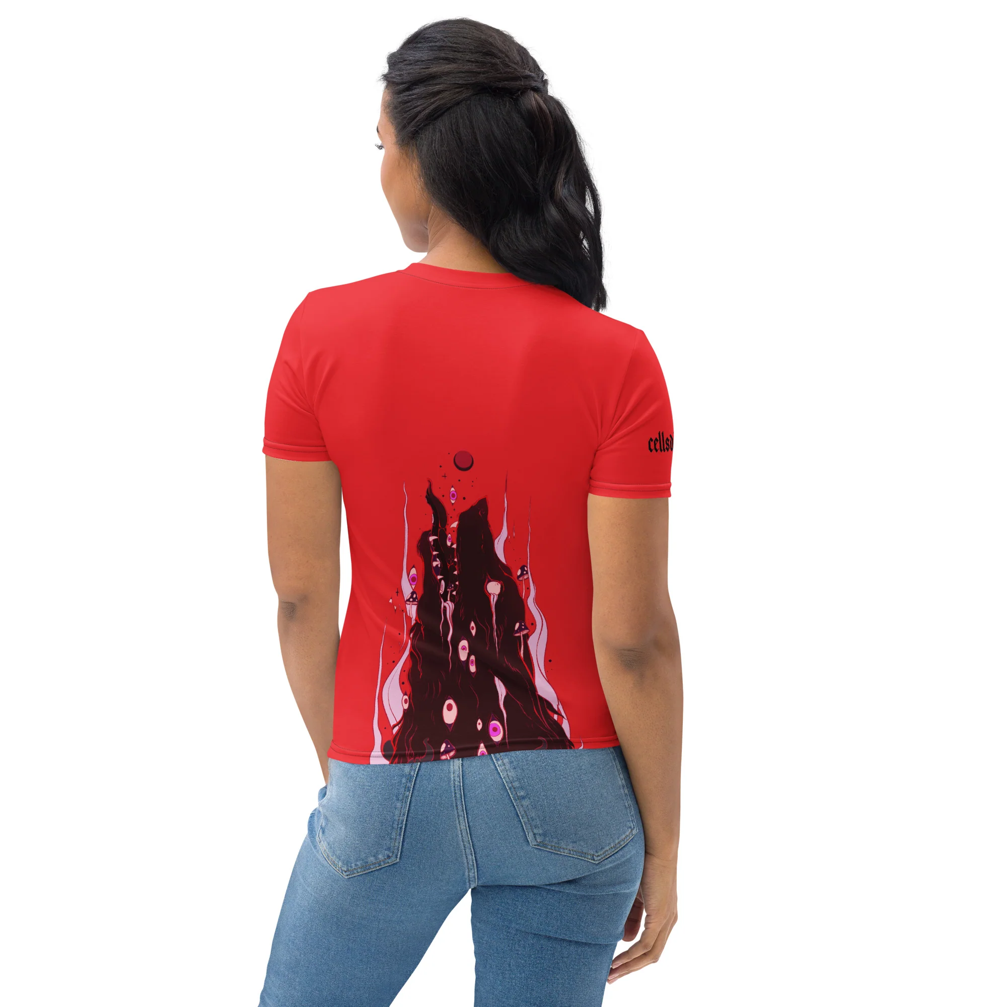 Wolf Rising, Women's Sublimation T-Shirt - Image 5