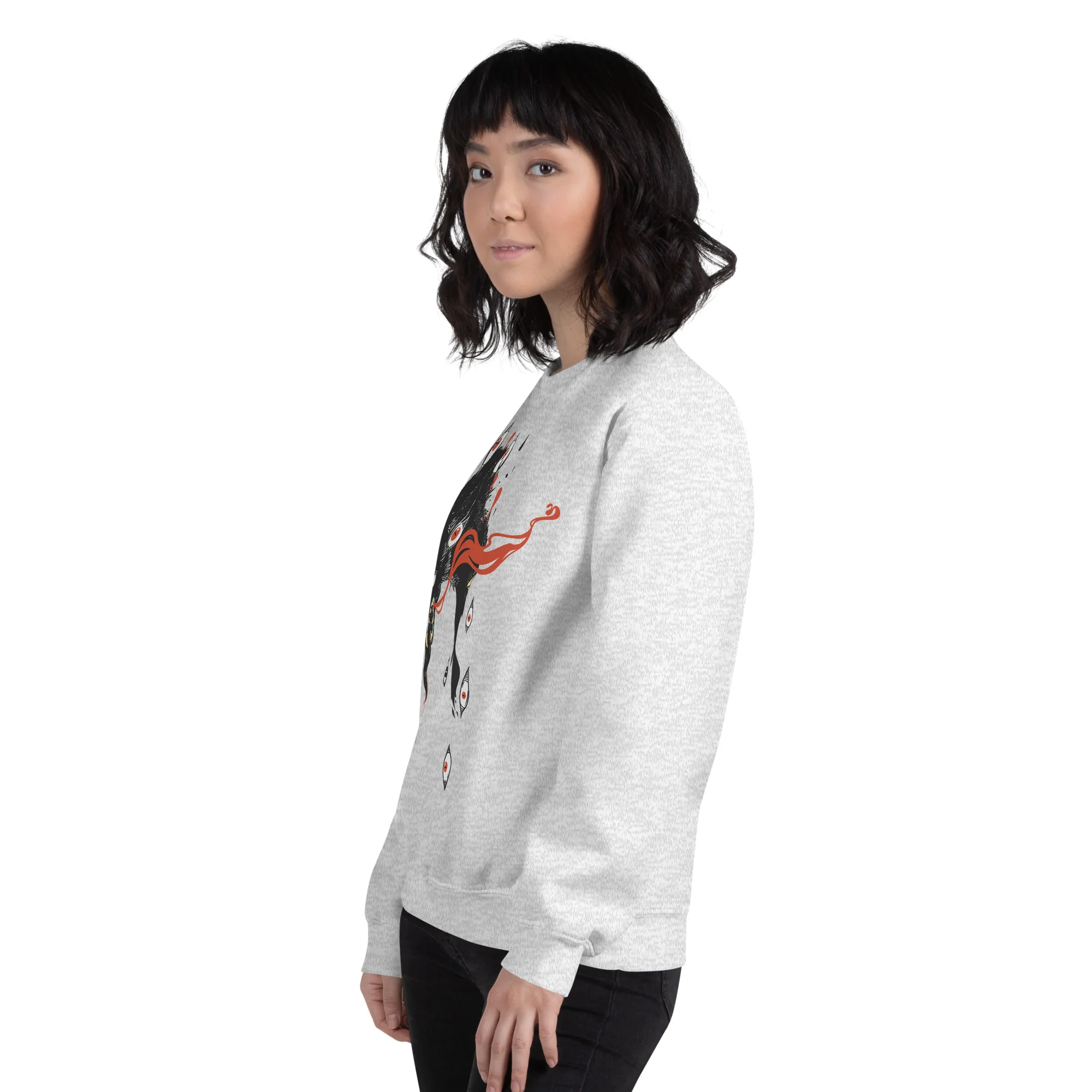 Wolf, Unisex Sweatshirt - Image 2