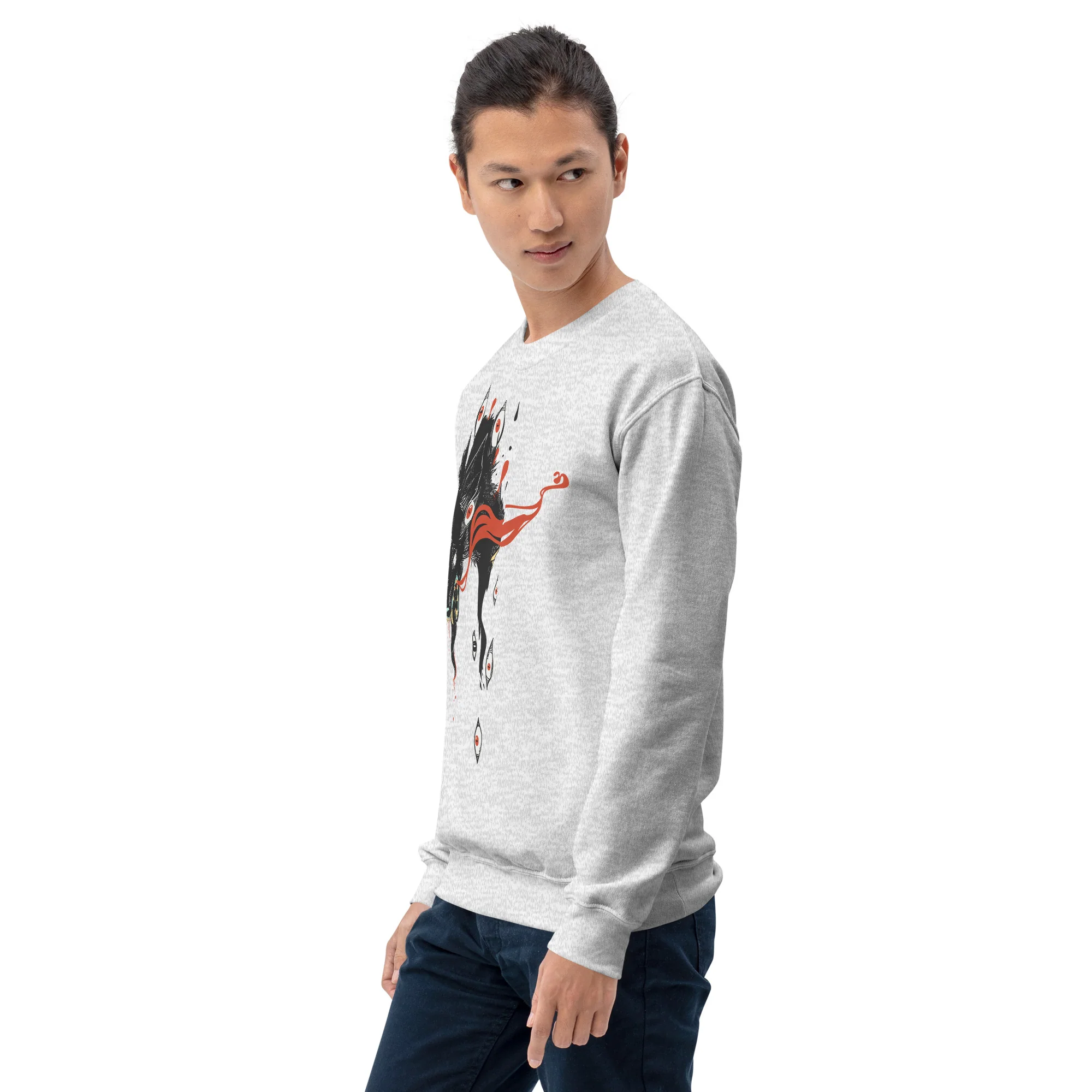 Wolf, Unisex Sweatshirt - Image 3