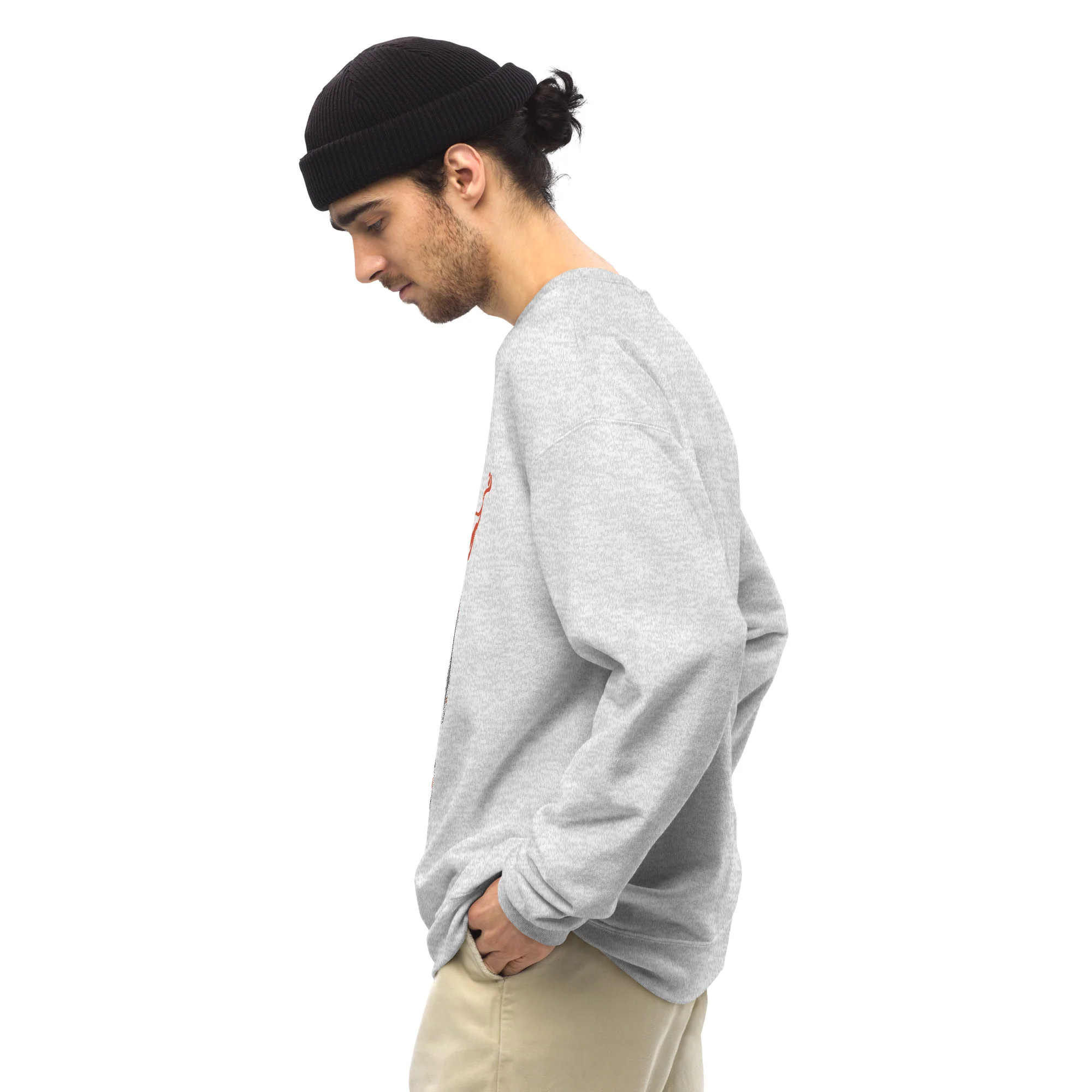 Wolf, Unisex Sweatshirt - Image 4