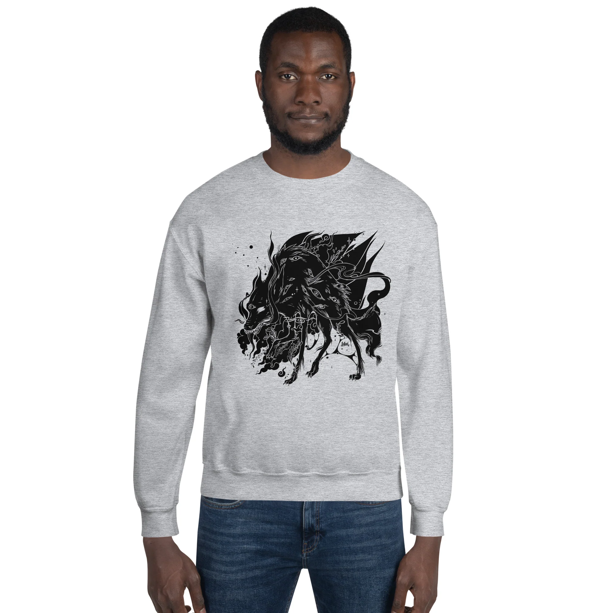 Wolf, Unisex Sweatshirt - Image 2