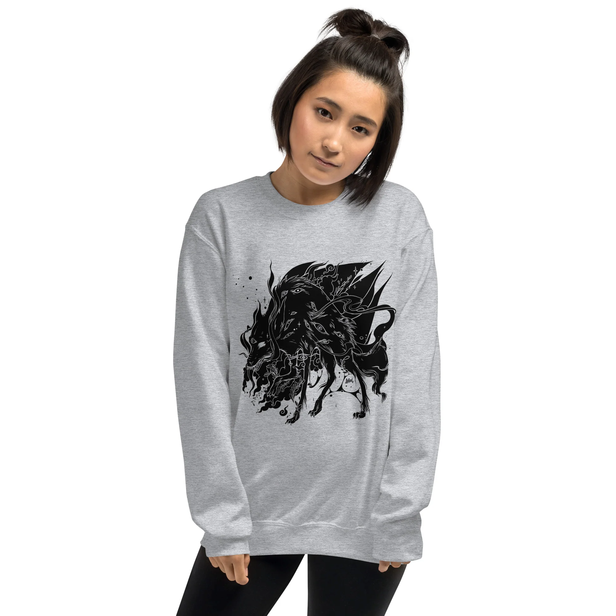 Wolf, Unisex Sweatshirt - Image 3