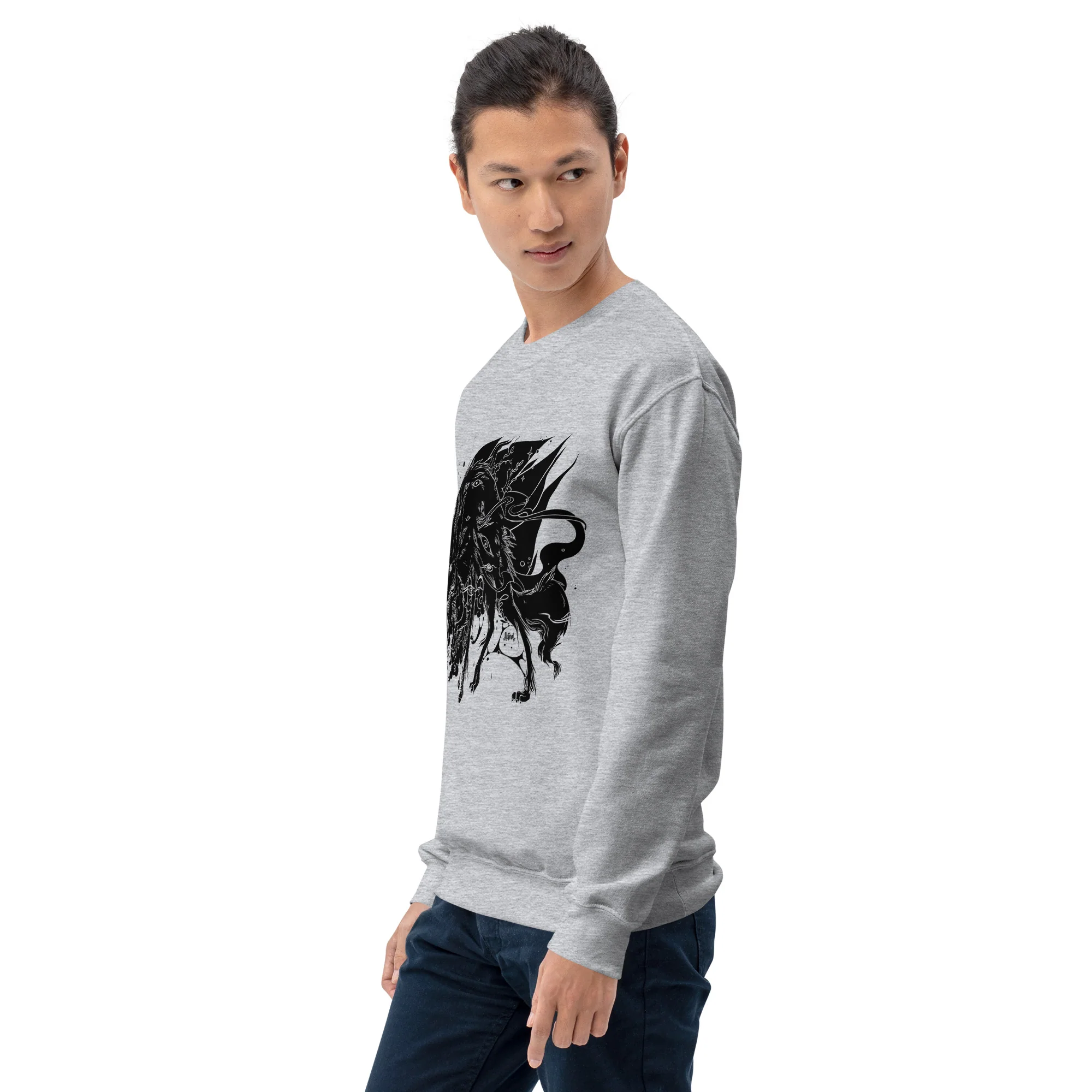 Wolf, Unisex Sweatshirt - Image 6