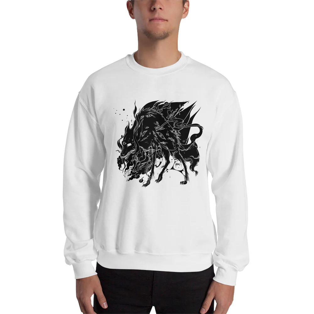 Wolf, Unisex Sweatshirt - Image 9