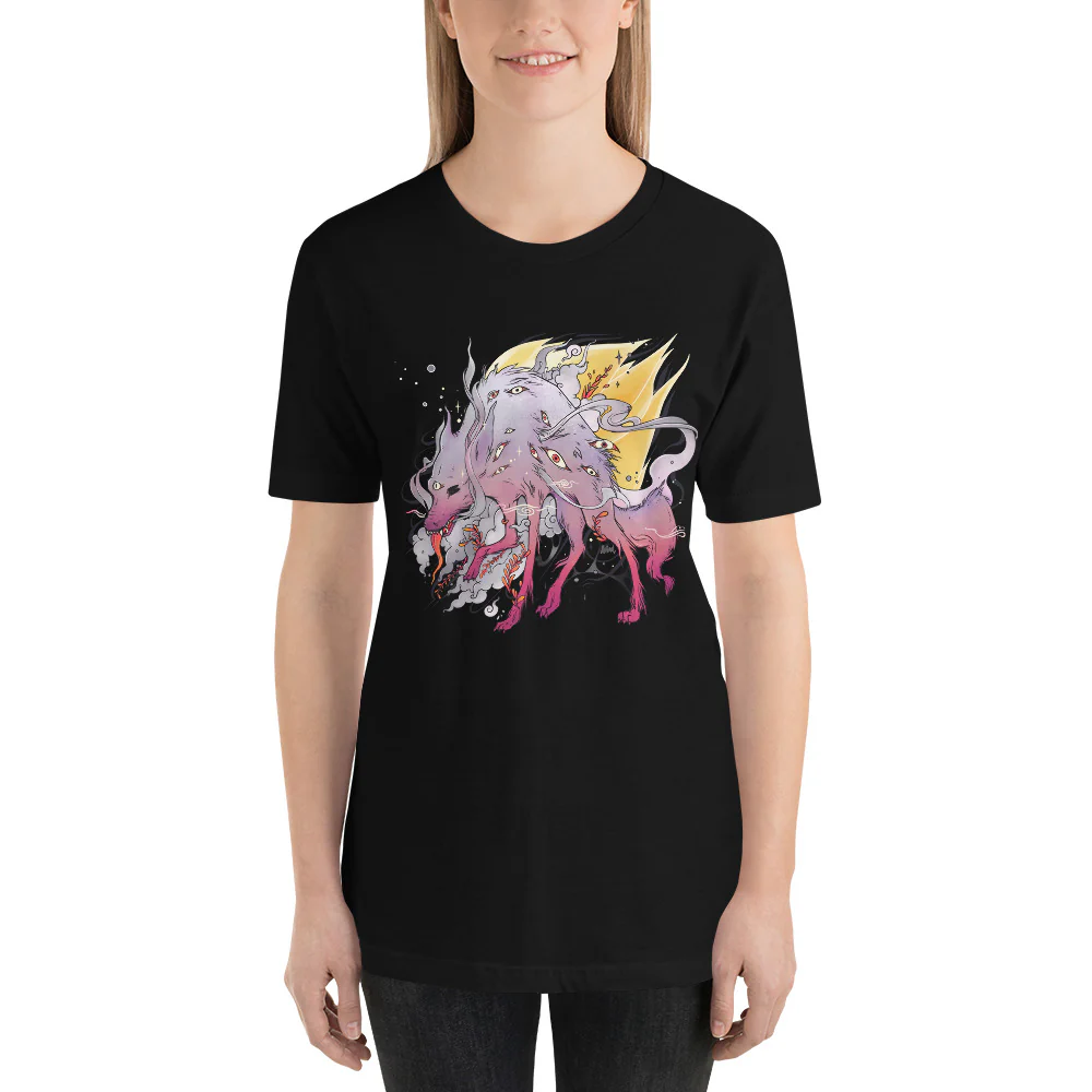 Wolf, Unisex T-Shirt - Image 2