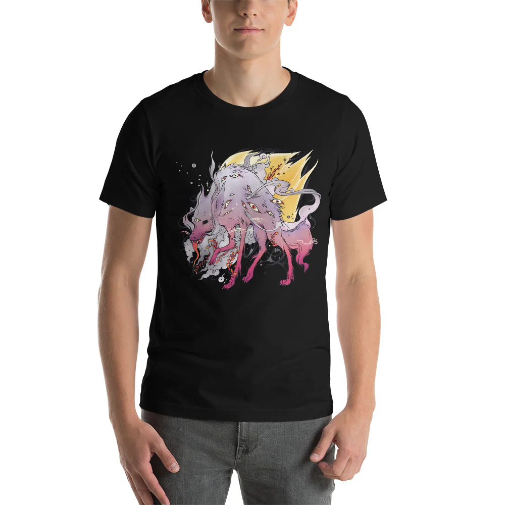 Wolf, Unisex T-Shirt - Image 4