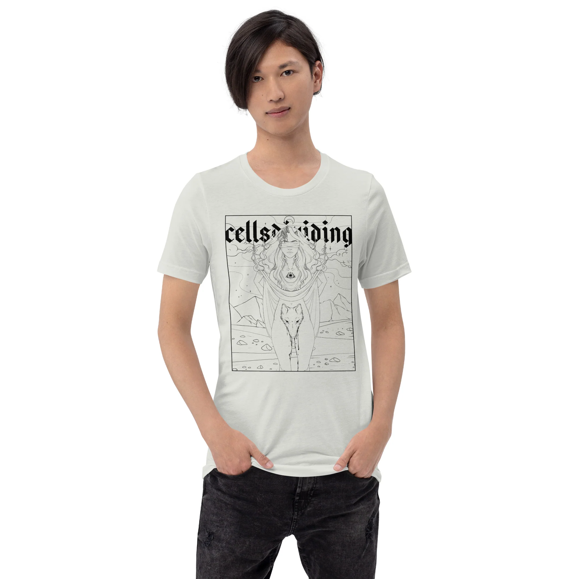 Wolf Woman, Unisex T-Shirt - Image 2