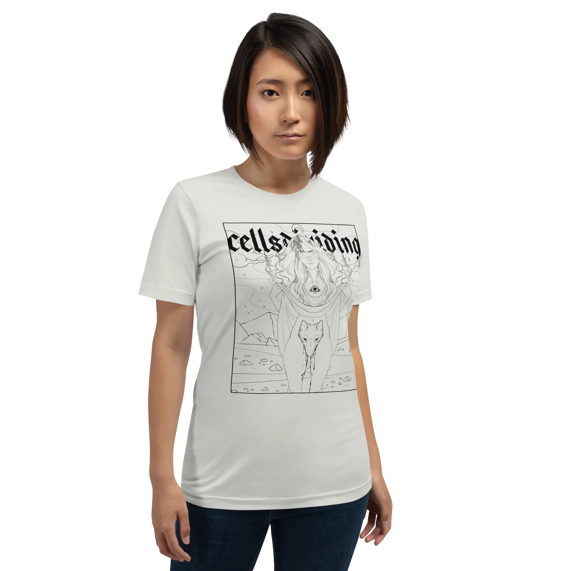 Wolf Woman, Unisex T-Shirt - Image 3