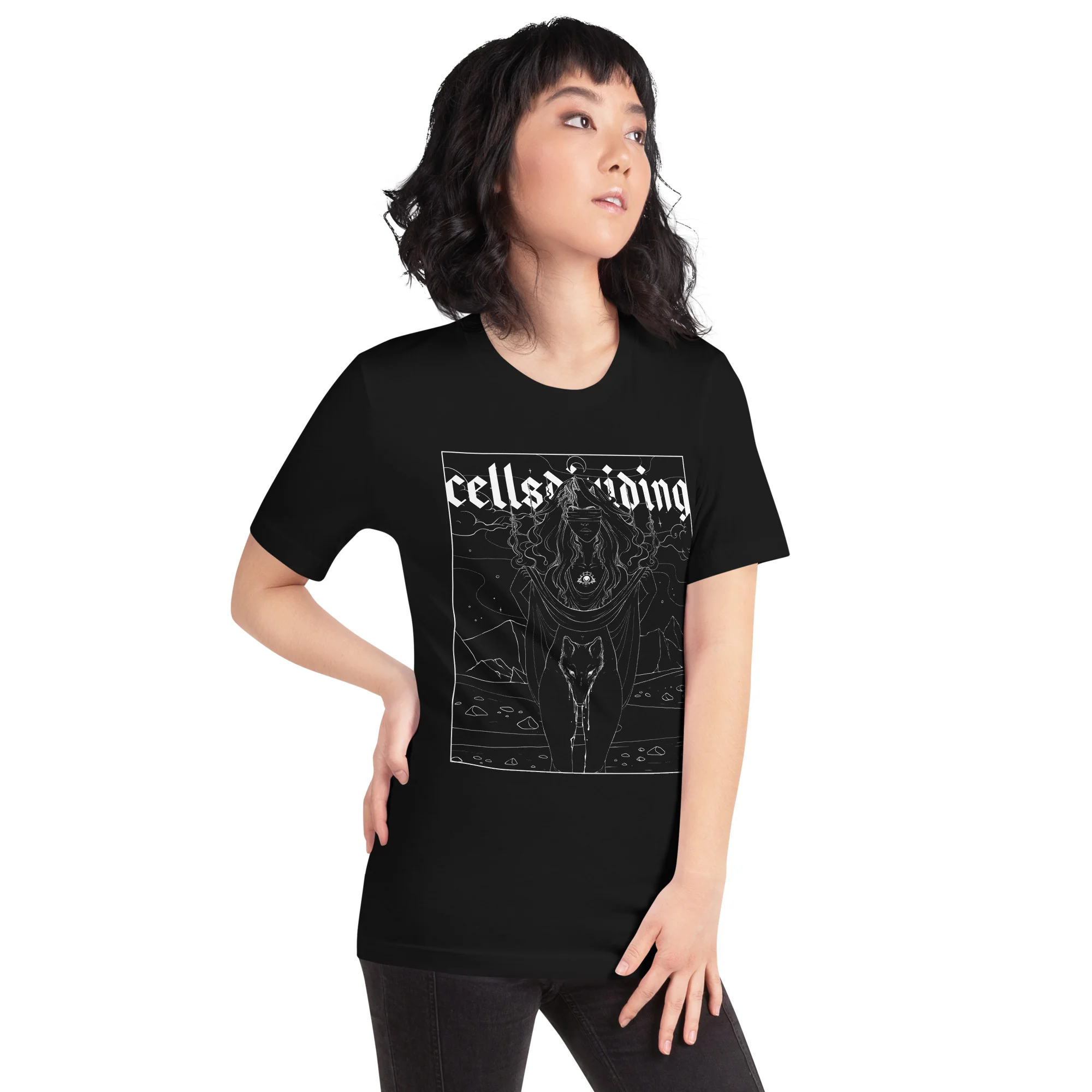 Wolf Woman, Unisex T-Shirt - Image 3