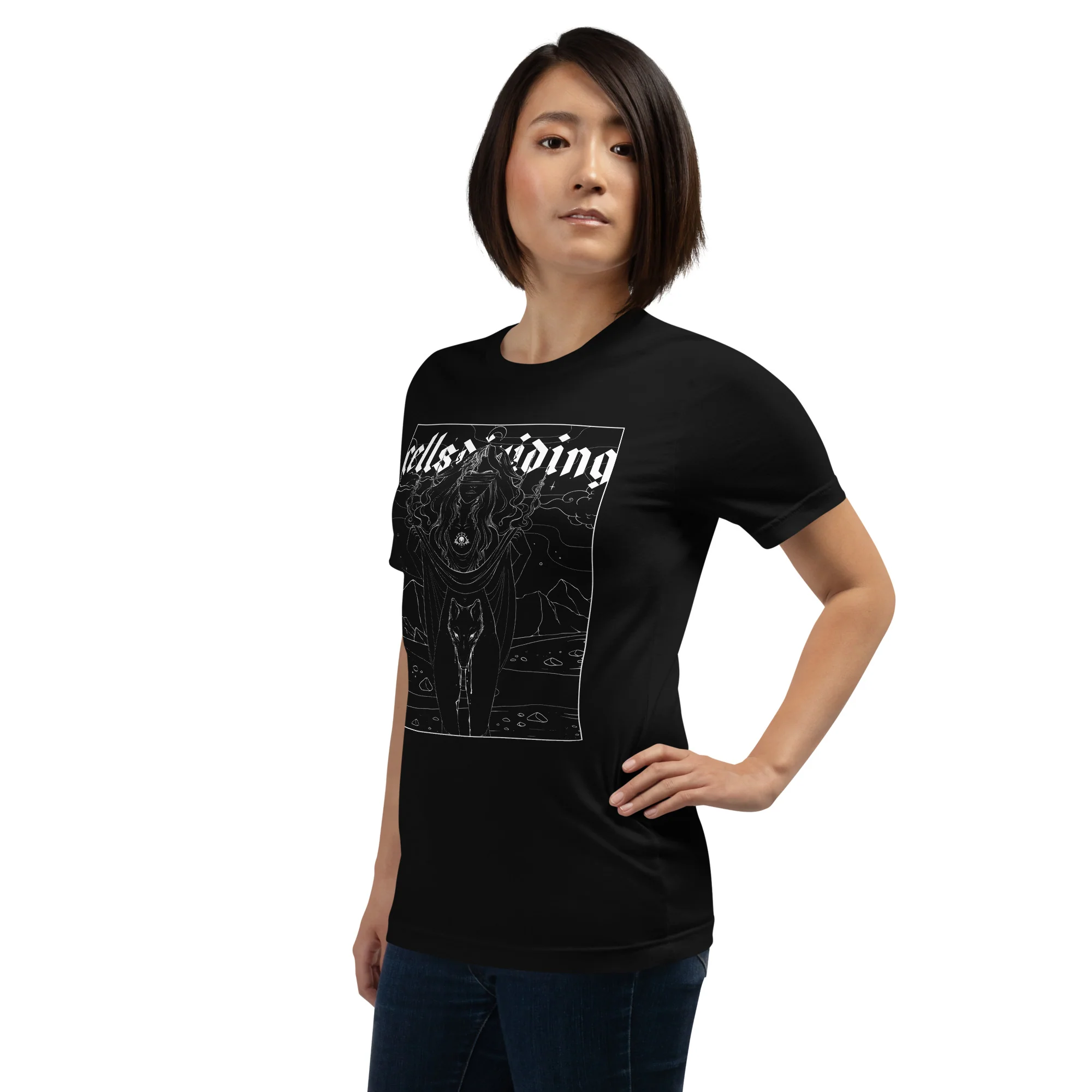 Wolf Woman, Unisex T-Shirt - Image 6