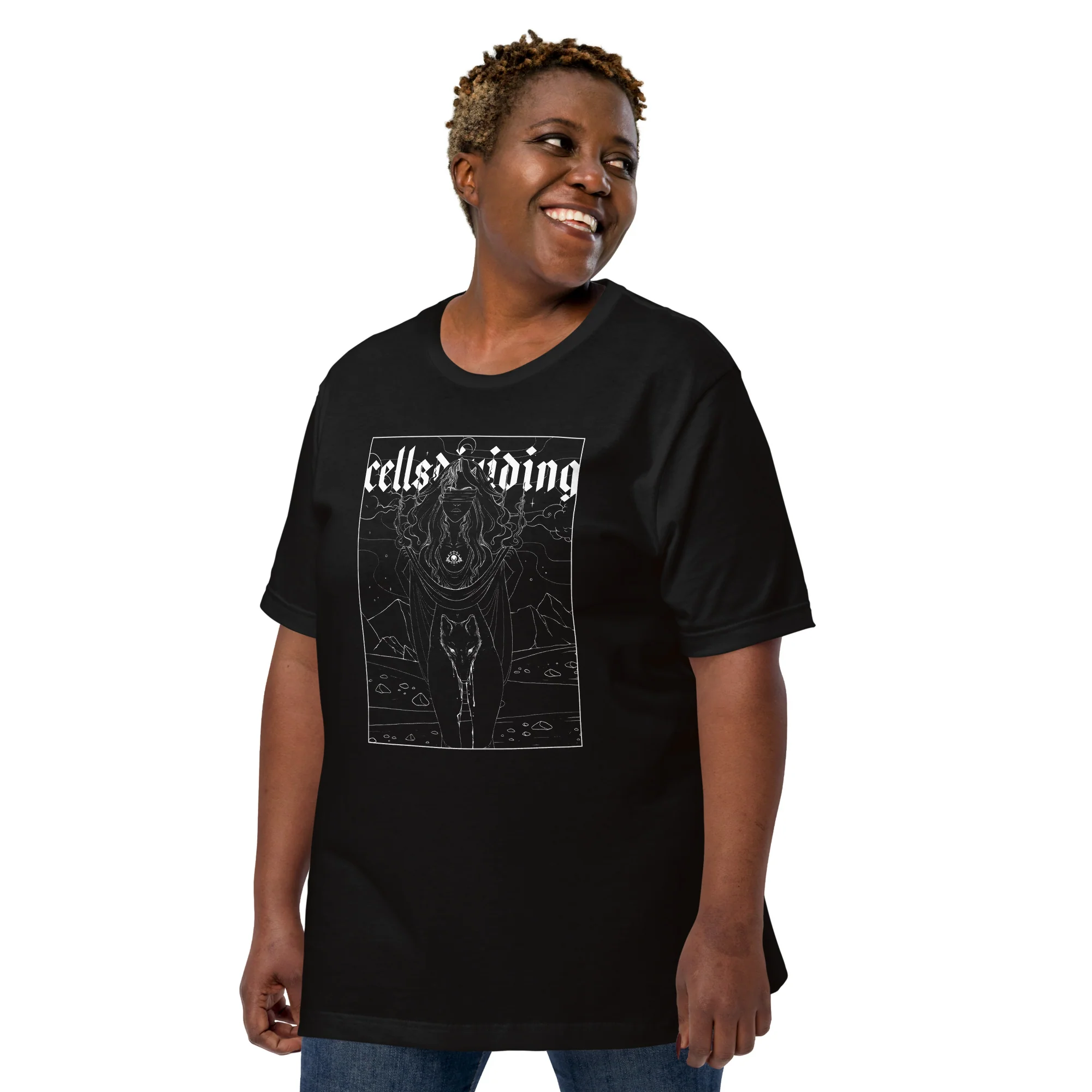 Wolf Woman, Unisex T-Shirt - Image 7