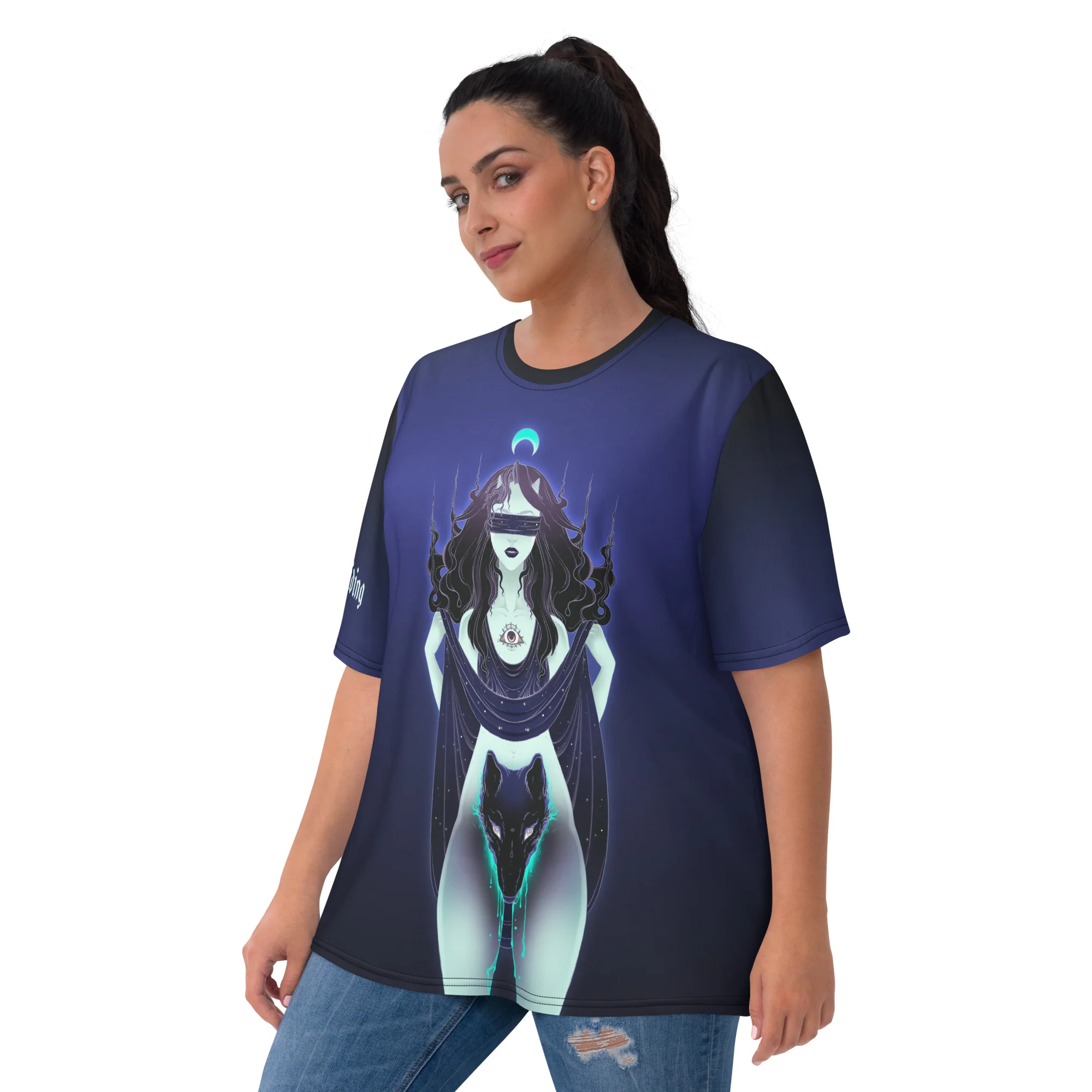 Wolf Woman, Women's Sublimation T-Shirt - Image 4