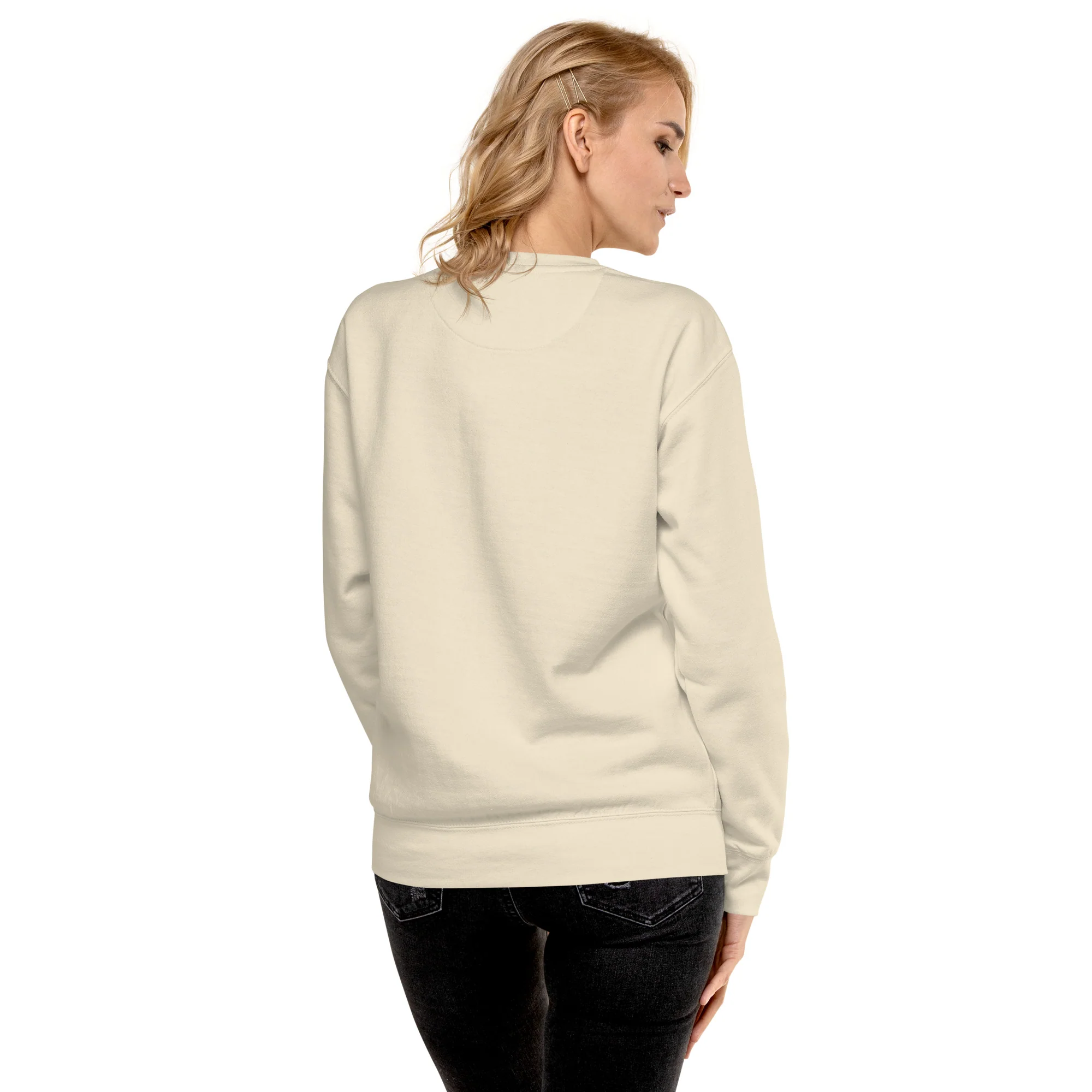 Wolves & Eyes, Premium Unisex Sweatshirt - Image 2
